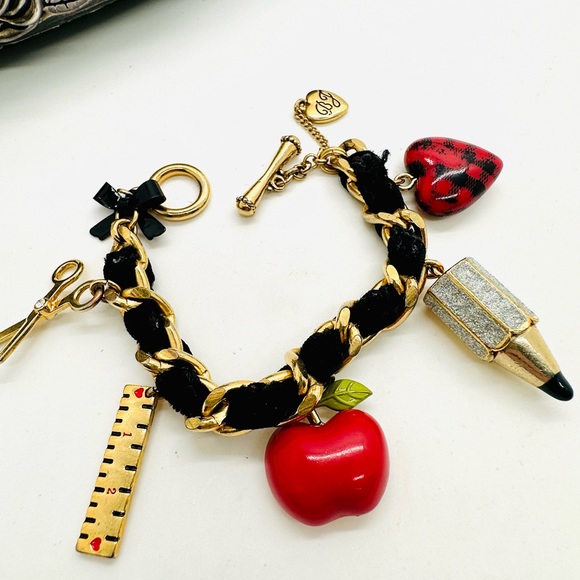 Betsey Johnson School Teacher Charm Bracelet - Picture 4 of 8
